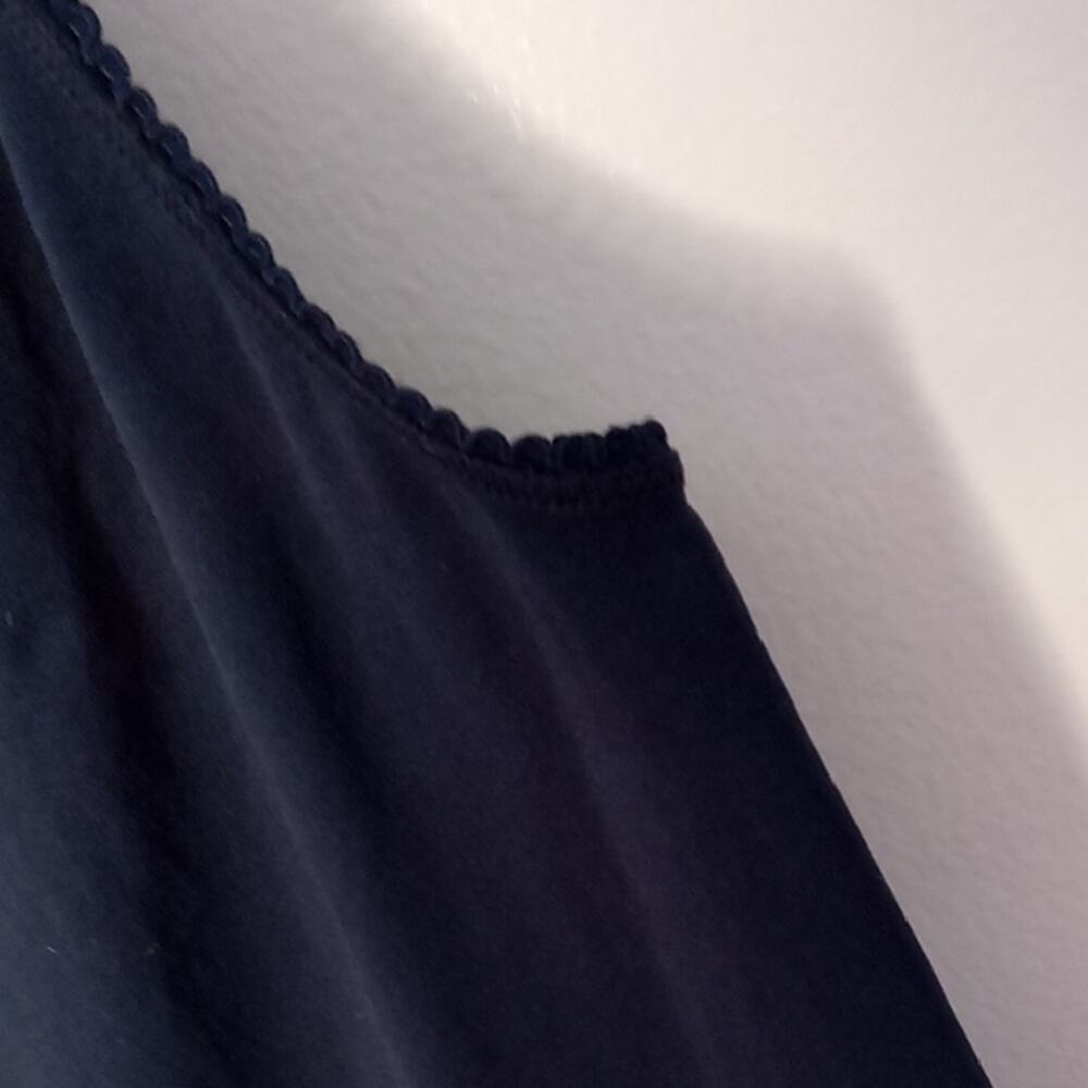 Lucky Brand Women's M/L Classic Navy Blue Camisole. Versatile, Summer,Boho - Picture 3 of 7